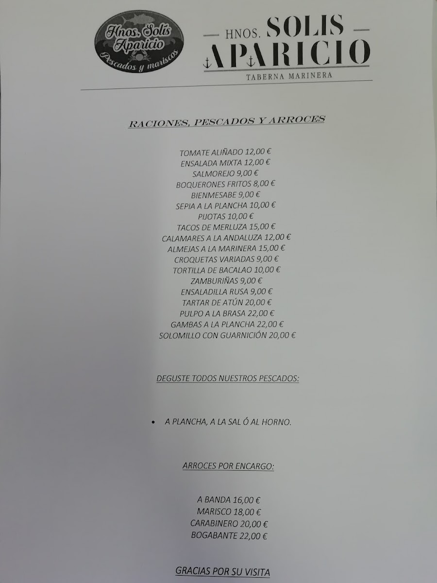 Menu Pescados Solis Aparicio S L-3