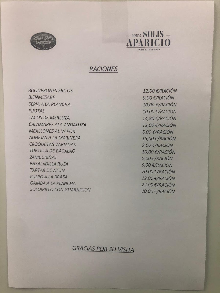 Menu Pescados Solis Aparicio S L-4